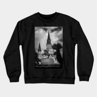 General Of New Orleans In Black and White Crewneck Sweatshirt